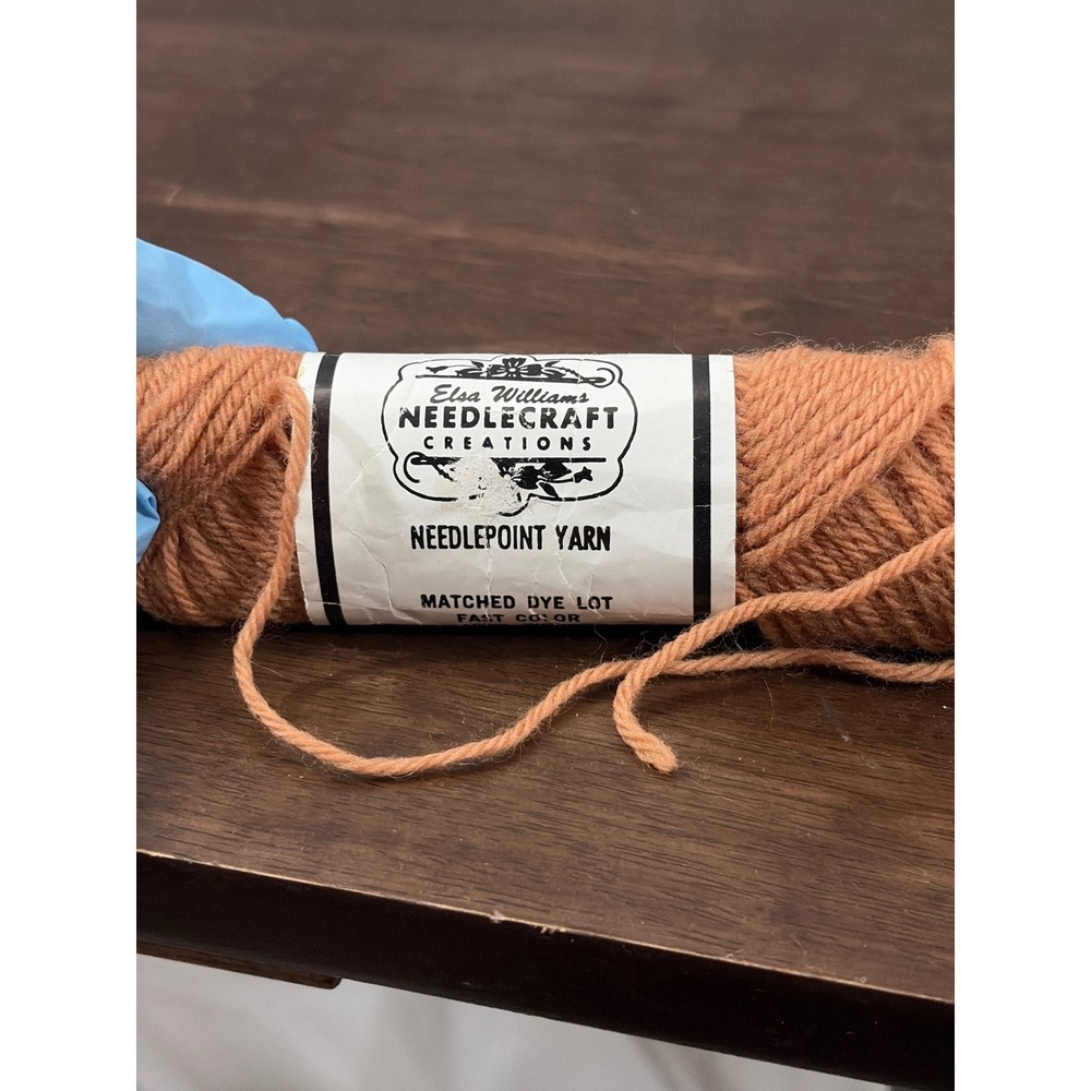 Elsa Williams Needlecraft Creations Needlepoint Yarn Tapestry Wool N723 Orange